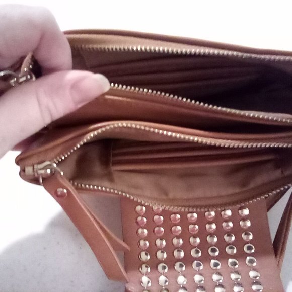 GUC Leather Studded Wristlet - Picture 10 of 16